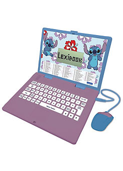 Disney Stitch Bilingual Educational Laptop - 124 Activities in English/French
