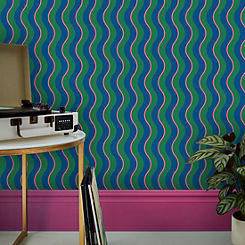Envy Making Waves Stripe Wallpaper