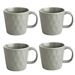 Fairmont & Main Vie Naturelle Soft Grey Set of 4 Mugs