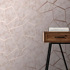Fine Decor Marblesque Fractal Marble Wallpaper