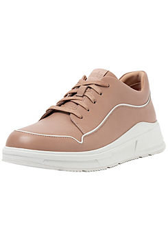 Fitflop Freya Beige Piping Detail Trainers