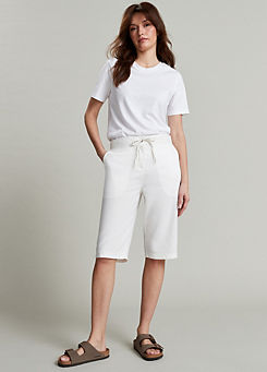 Freemans White Linen Shorts