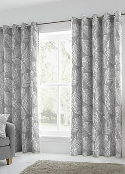 Fusion Matteo Eyelet Lined Curtains