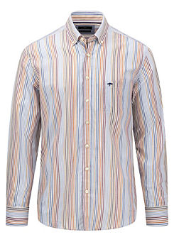 Fynch-Hatton Striped Collar Shirt
