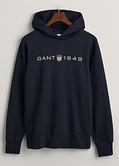 Gant Logo Print Hoodie
