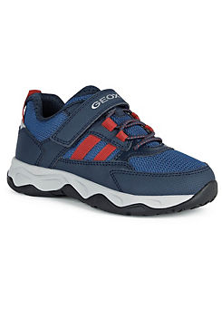 Geox Kids Blue Calco Infant Boys Trainers