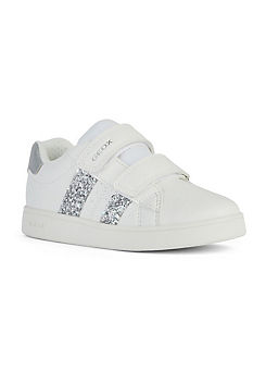 Geox Kids Eclyper Lace-Up Trainers