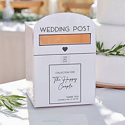 Ginger Ray White Wedding Post Box