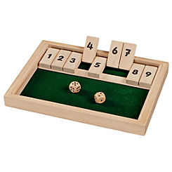 Goki Shut The Box Wooden Board Game