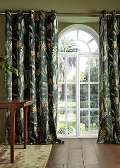 Graham & Brown Glasshouse Pair Of Lined Eyelet Curtains