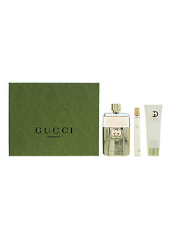 Gucci Guilty Pour Femme 3 Piece Set - Eau De Parfum 90ml & 10ml & Body Lotion 50ml