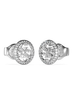 Guess Life In 4G’ Silver Stud Earrings