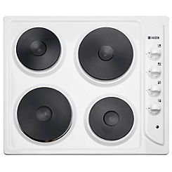 Haden 60cm Solid Plate Hob HSP60W - White