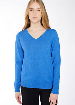 Hailys V-Neck Long Sleeve Sweater