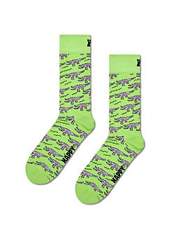 Happy Socks Mens Crocodile Socks