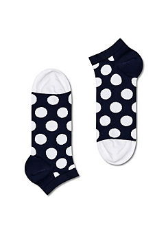 Happy Socks Womens Navy Big Dot Socks