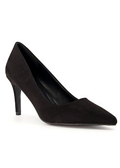 Head Over Heels By Dune Black ’Aretha’ Mid Heel Court Shoes