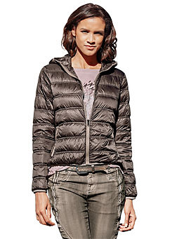 heine longline quilted jacket