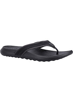 Hey Dude Black Myers Flip Sport Mode Sandals