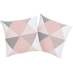 Home Affaire Maris Pack of 2 50x50cm Cushion Covers
