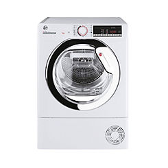 Hoover H-Dry 300 9KG Heat Pump Tumble Dryer HLE H9A2TCE-80 - White