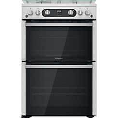 Hotpoint 60cm Gas Cooker - Double Oven