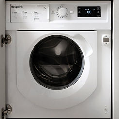 Hotpoint 7KG 1400 Spin Integrated Washing Machine BIWMHG71483UKN - White