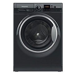 Hotpoint 7KG 1400 Spin Washing Machine NSWM743UBSUKN - Black