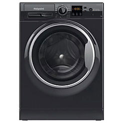 Hotpoint 9KG 1400 Spin Washing Machine NSWM945CBSUKN - Black