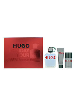 Hugo Boss Man 3 Piece Set - Eau De Toilette 125ml, Deodorant Stick 70g & Shower Gel 50ml