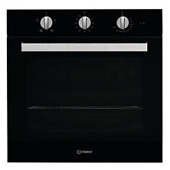 Indesit Electric Single Oven IFW6330BLUK - Black - A Rated
