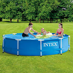 Intex 10ft x 30 Inch Metal Frame Pool Set