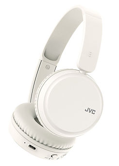 JVC Deep Bass Bluetooth On Ear Headphones - White