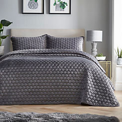 Kaleidoscope Hotel Collection Honeycomb King Size Bedspread