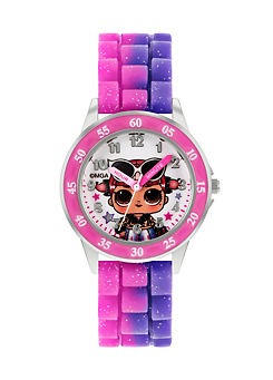 L.O.L Surprise Kids Pink/Purple Silicon Strap Watch