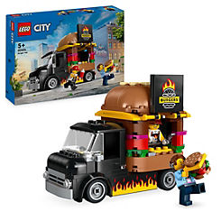 LEGO City Burger Van, Food Truck Toy Playset