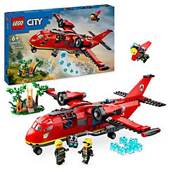 LEGO City Fire Rescue Plane Building Toy Set