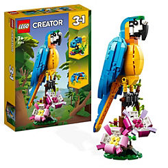 LEGO Creator 3 in 1 Exotic Parrot to Frog to Fish Animal Figures Building Toy