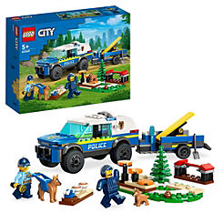 LEGO® City Mobile Police Dog Training Set with Toy Car