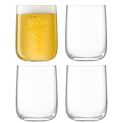 LSA Borough Set of 4 625ml Beer Glasses