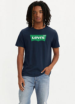 Levi’s Crew Neck T-Shirt with Logo Print