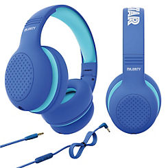 Majority Superstar Kids Over Ear Headphones - Blue