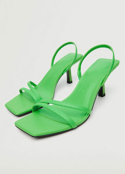 Mango Green Triangle Sandals