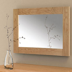 Marlborough Oak Veneer Wall Mirror