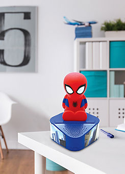 Marvel Bluetooth Speaker with Spiderman Luminous Figurine