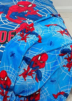 Marvel Spiderman Web Time Fleece Blanket