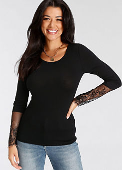 Melrose Round Neck Long Sleeve Top