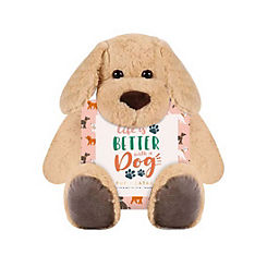 Milton & Drew Cuddly Puppy Dog Plush Toy with Heatable Insert in Gift Box