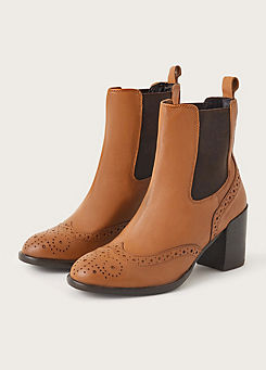 Monsoon Brogue Heel Boots