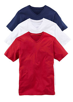 Multi Pack of V-Neck T-Shirts